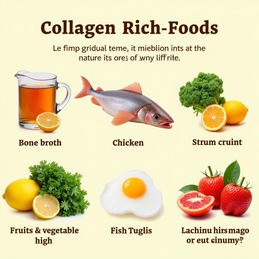 Thực phẩm giàu collagen