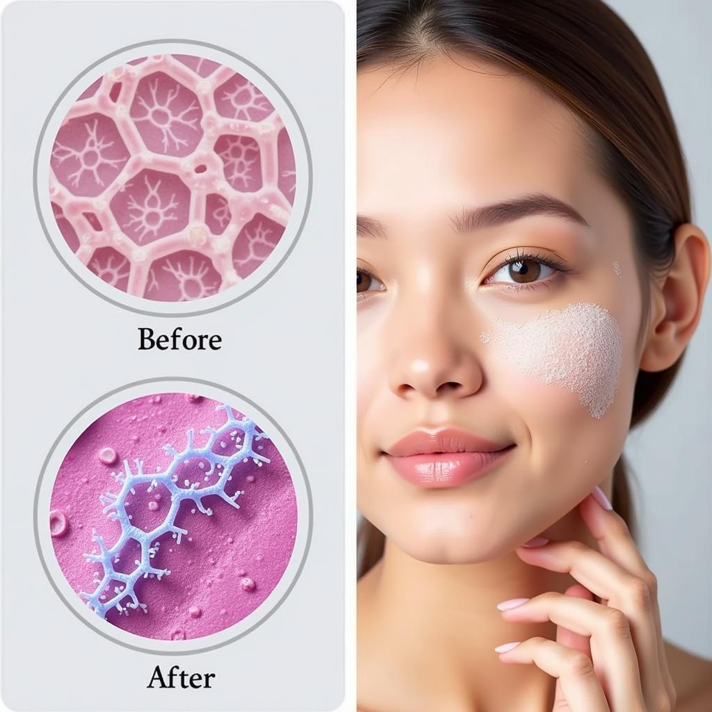 Ứng dụng tính chất hóa học của collagen trong làm đẹp