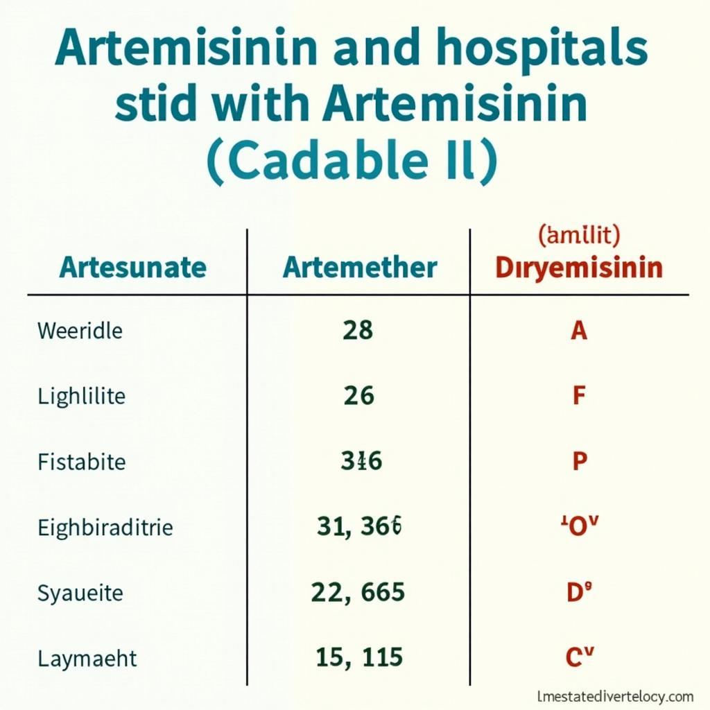 Tính ổn định và độ tan của Artemisinin