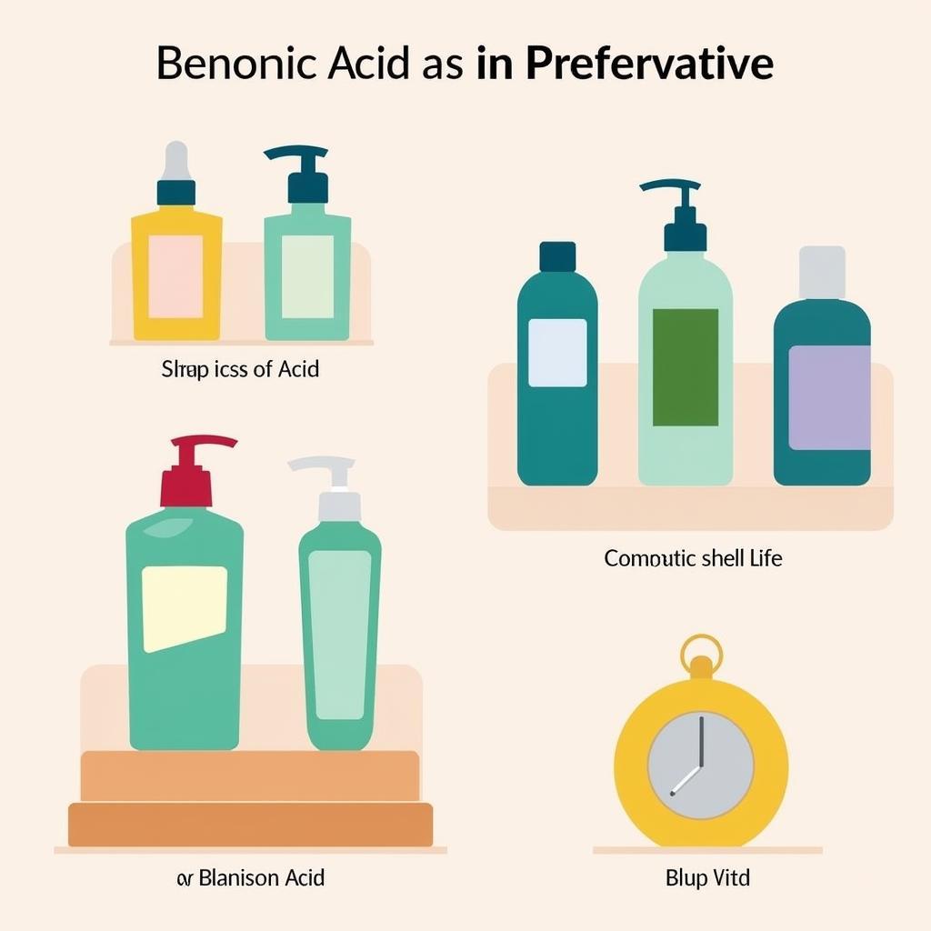 Ứng dụng acid benzoic trong mỹ phẩm