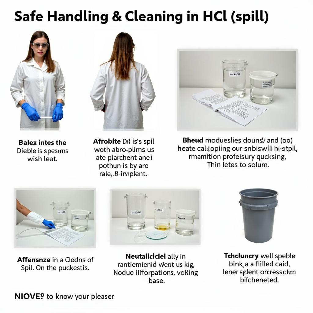 Xử Lý Sự Cố Tràn Đổ HCl 1N An Toàn