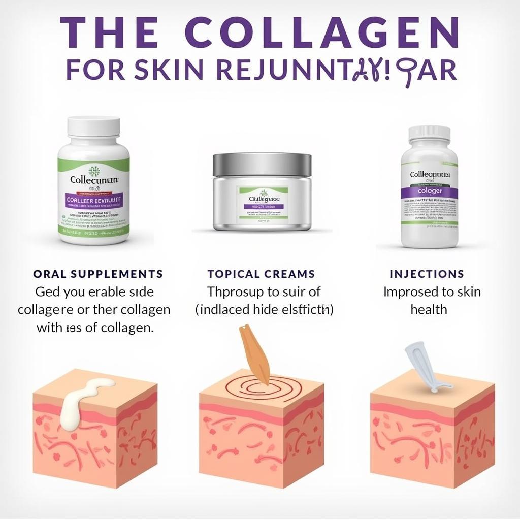 Bổ sung collagen cho làn da tươi trẻ