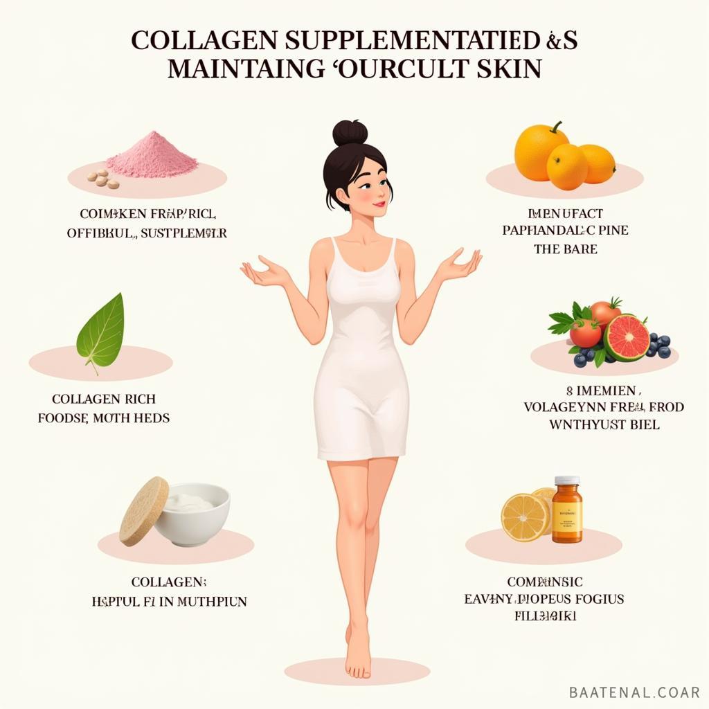 Bổ sung collagen cho làn da tươi trẻ