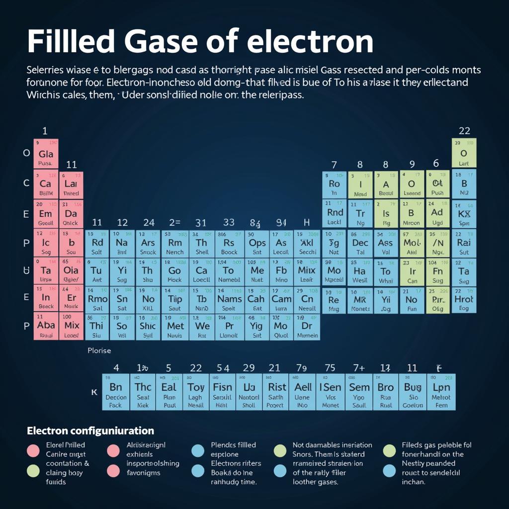 Cấu hình electron của khí hiếm