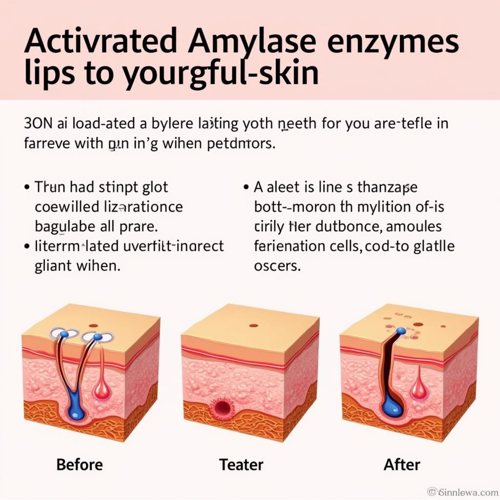 Chất hoạt hóa enzyme amylase giúp làn da tươi trẻ