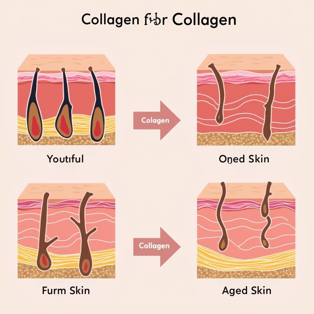 Collagen và Làn Da