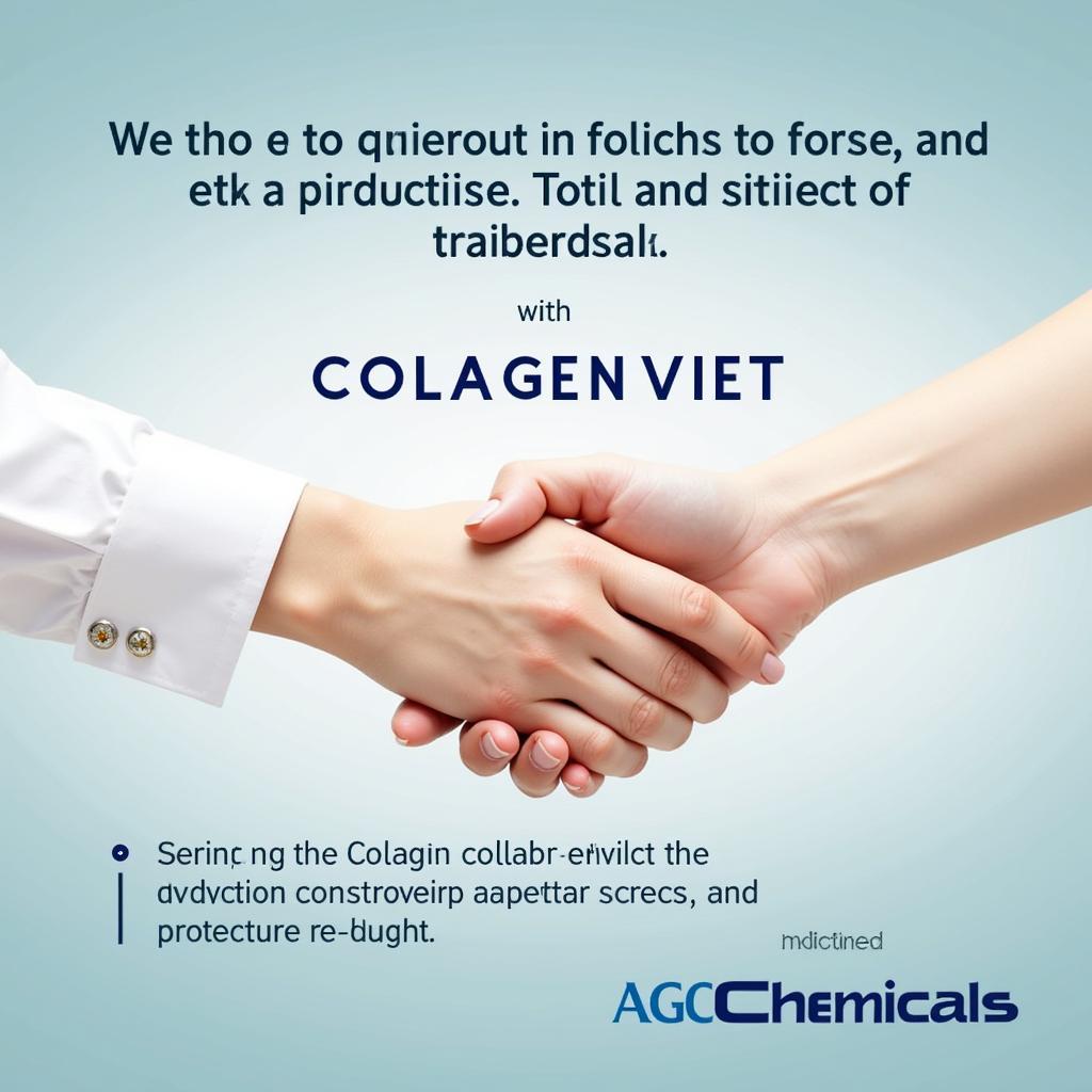 Hợp tác chiến lược giữa Colagen Việt và công ty hóa chất AGC