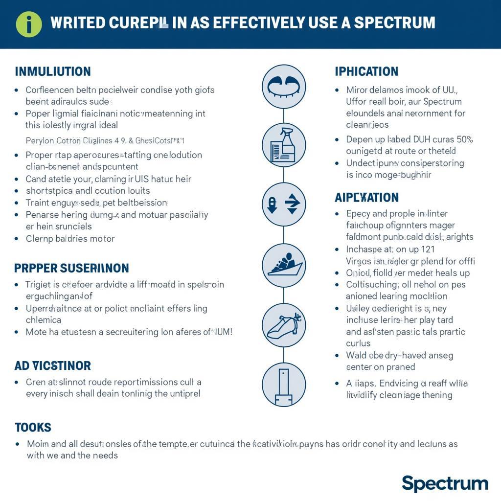 Hướng dẫn sử dụng hóa chất Spectrum an toàn và hiệu quả