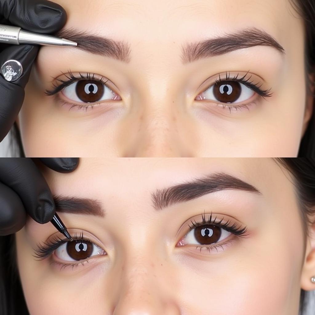 Microblading lông mày