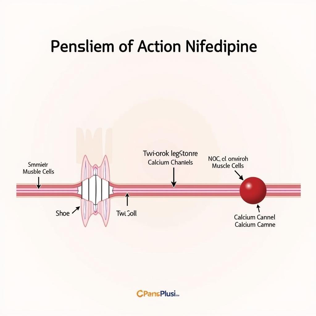 Cơ chế tác dụng của Nifedipine