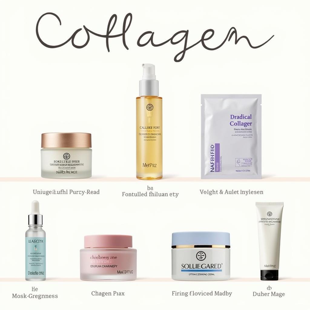 Ứng Dụng Collagen Sản Phẩm Chăm Sóc Da